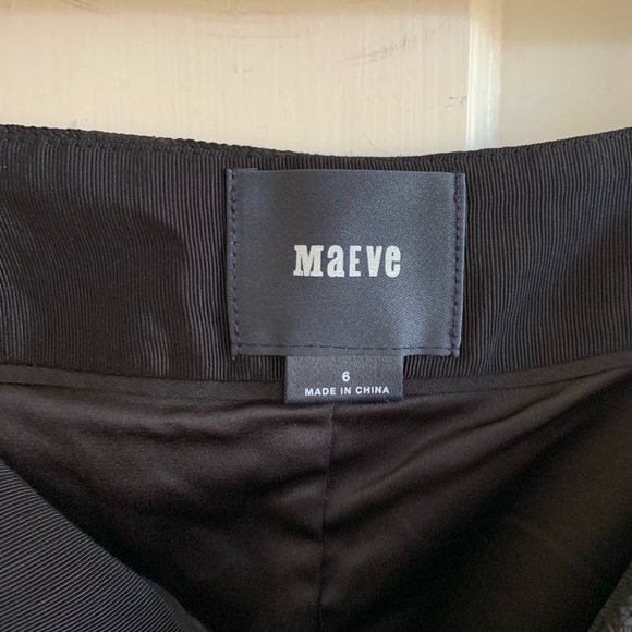 MAEVE Anthropologie black polka dot pencil skirt - Picture 6 of 16